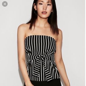 Express strapless top